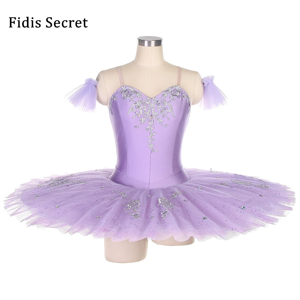 

Lilac Professional Pancake Costume,Adult Stage Performance Classical Ballet Tutu,Girls Ballerina Concert Competition Dance Dress