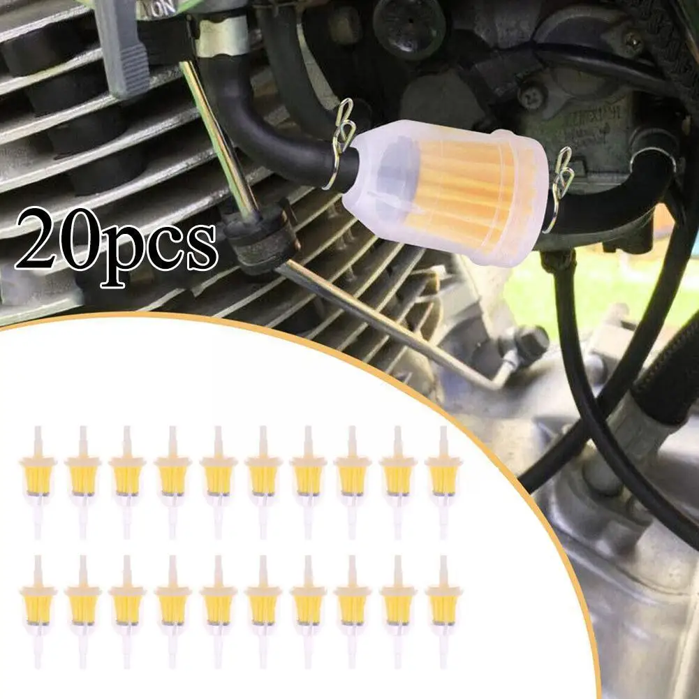 20Pcs Motorcycle Gasoline Filter Fuel Filter 6mm-8mm For Mowers Small Engine Car Oil Filter Motorcycle Equipment Accessorie H5R3
20Pcs Motorcycle Gasoline Filter Fuel Filter 6mm-8mm For Mowers Small Engine Car Oil Filter Motorcycle Equipment Accessorie H5R3