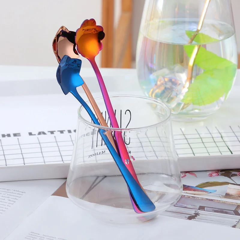 3Pcs Spoon Set Rainbow Household Teaspoon Creative Stainless Steel Small Spoon Star Scoop Long Spoon Dessert Spoon Tableware Set
3Pcs Spoon Set Rainbow Household Teaspoon Creative Stainless Steel Small Spoon Star Scoop Long Spoon Dessert Spoon Tableware Set