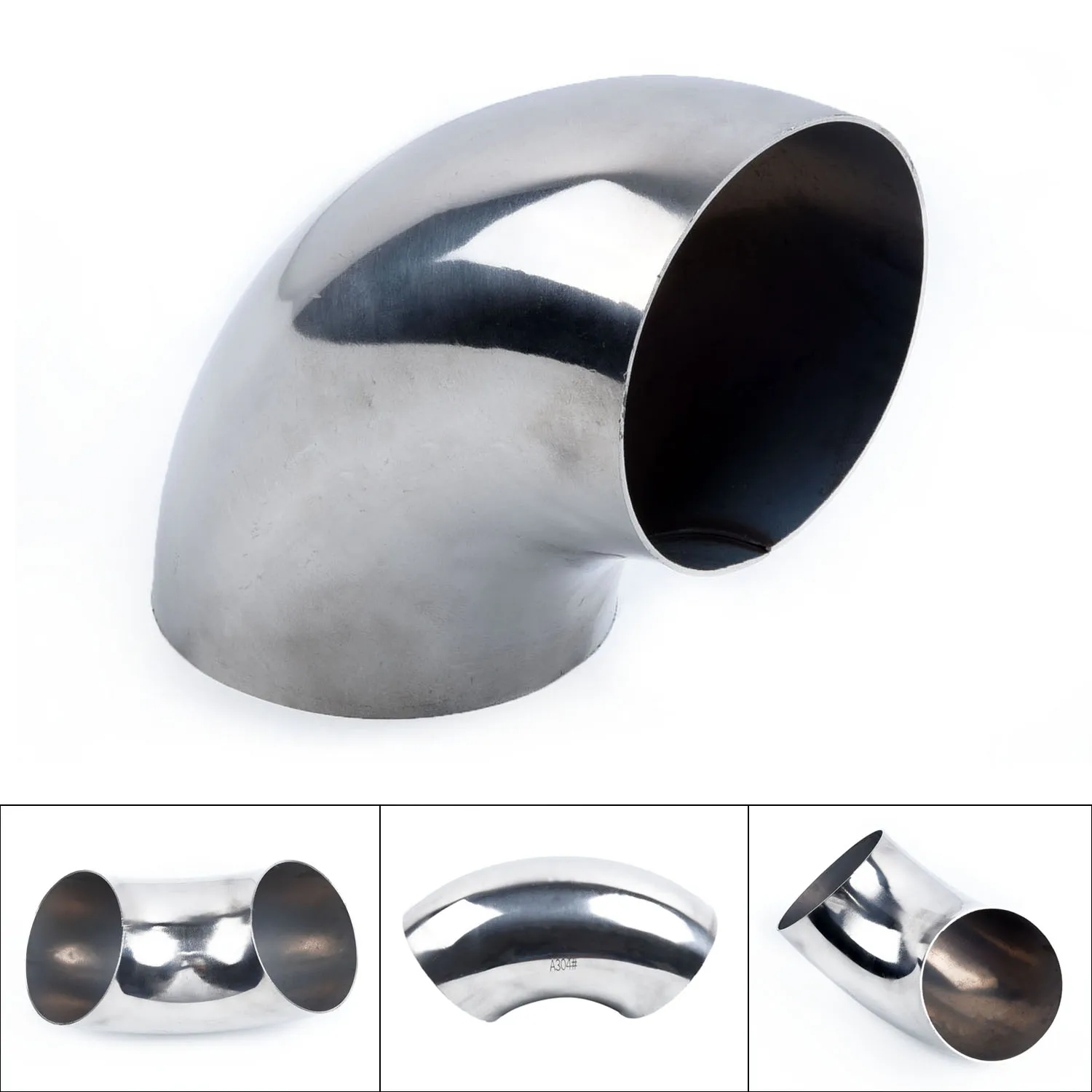 1PC Elbow Pipe Fitting 3'' /76mm OD Stainless Steel Car Exhaust Weld 90° Bend Elbow Pipe Fitting Stainless Steel
1PC Elbow Pipe Fitting 3'' /76mm OD Stainless Steel Car Exhaust Weld 90° Bend Elbow Pipe Fitting Stainless Steel