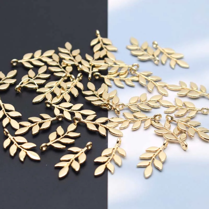 10pcs Plating Gold Color Metal Alloy Leaf Charms Pendants For Jewelry Making Leaf Necklace Earring DIY
10pcs Plating Gold Color Metal Alloy Leaf Charms Pendants For Jewelry Making Leaf Necklace Earring DIY