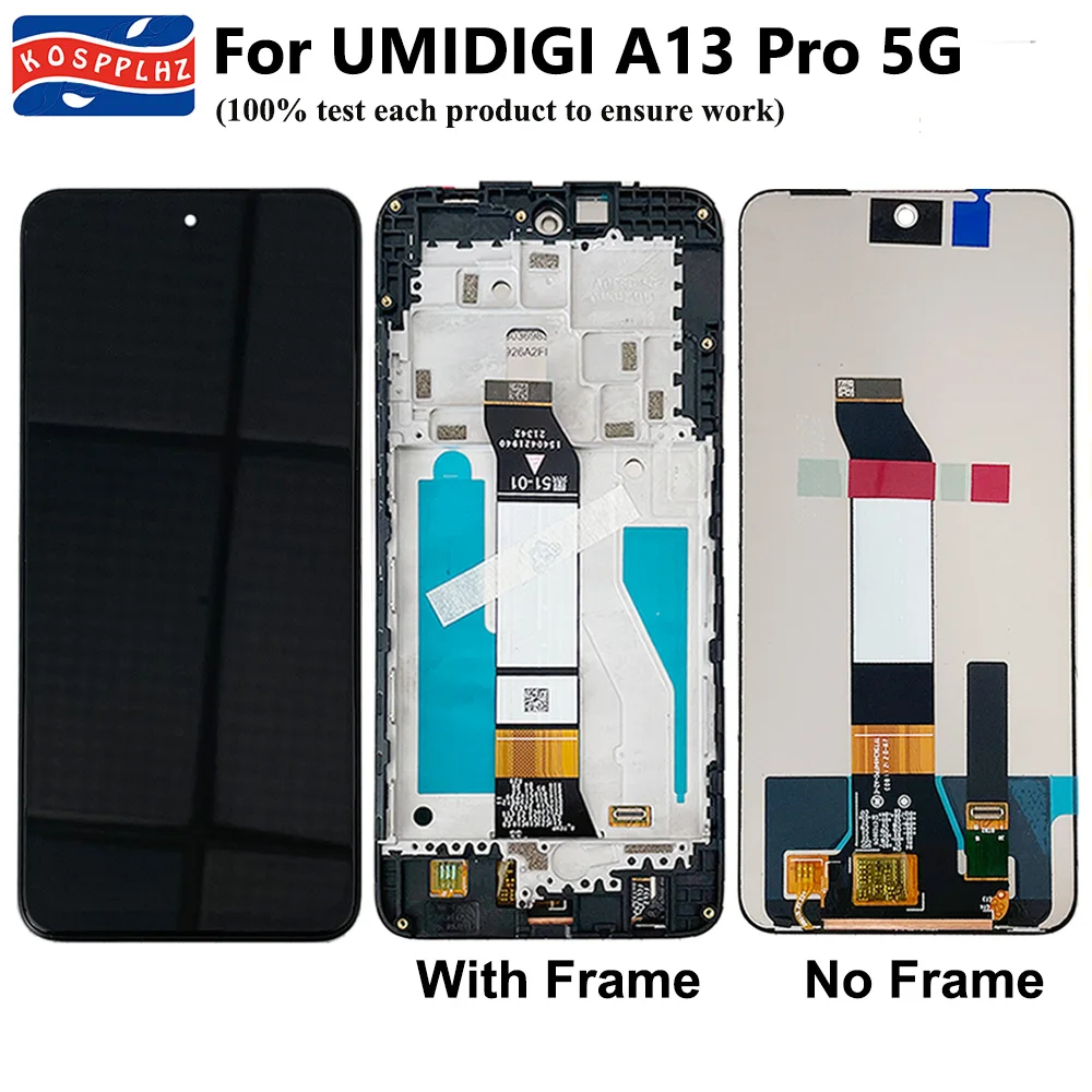 Original 6.5" For UMIDIGI A13 Pro 5G LCD Display And Touch Screen Replacement For UMIDIGI A13 Pro 5G LCD Optionally Add Frame
Original 6.5" For UMIDIGI A13 Pro 5G LCD Display And Touch Screen Replacement For UMIDIGI A13 Pro 5G LCD Optionally Add Frame