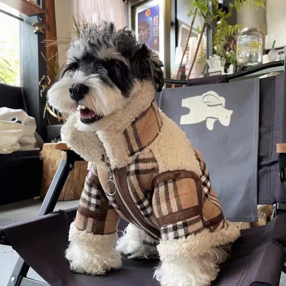 Pet Designer Clothes Puppy Warm Sweater Winter Autumn Wool Jacket Cat Fashion Plaid Coat Small Dog Chihuahua Schnauzer Yorkshire
Pet Designer Clothes Puppy Warm Sweater Winter Autumn Wool Jacket Cat Fashion Plaid Coat Small Dog Chihuahua Schnauzer Yorkshire
