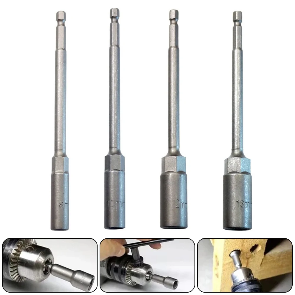 1PC Length 150mm Hexagon Nut Driver Drill Bit Adapter Socket Wrench Extension Sleeve Adapter For Electric Screwdriver Handle
1PC Length 150mm Hexagon Nut Driver Drill Bit Adapter Socket Wrench Extension Sleeve Adapter For Electric Screwdriver Handle