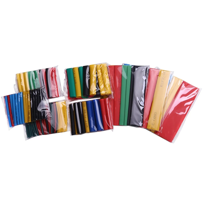 164Pcs PE Shrinking Assorted Heat Shrink Tube Wire Cable Insulated Sleeving Tubing Set Tool Accessories
164Pcs PE Shrinking Assorted Heat Shrink Tube Wire Cable Insulated Sleeving Tubing Set Tool Accessories
