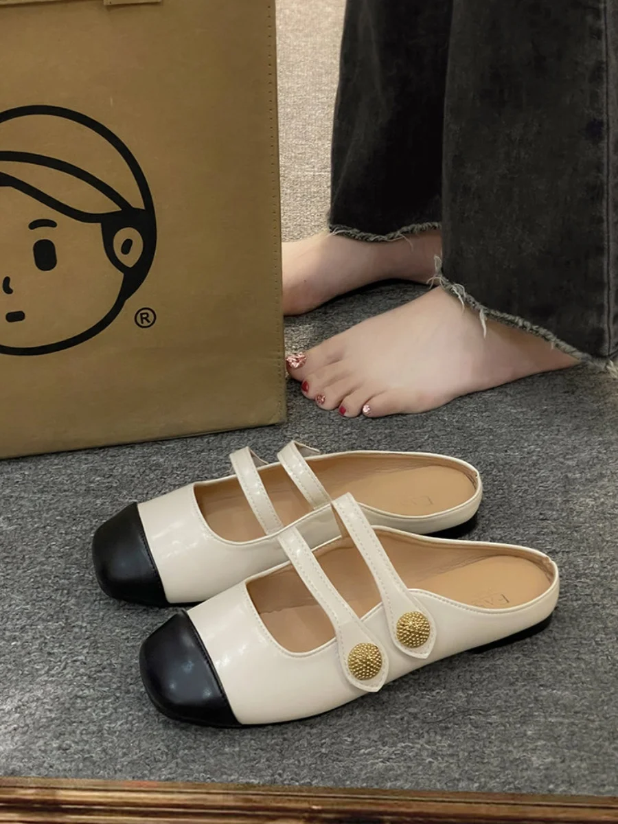 Shoes Cover Toe Low Slippers Women Summer Pantofle Slides Fashion 2023 Flat Luxury PU Basic Rome Fabric Shoes Slippers Women Sum
Shoes Cover Toe Low Slippers Women Summer Pantofle Slides Fashion 2023 Flat Luxury PU Basic Rome Fabric Shoes Slippers Women Sum