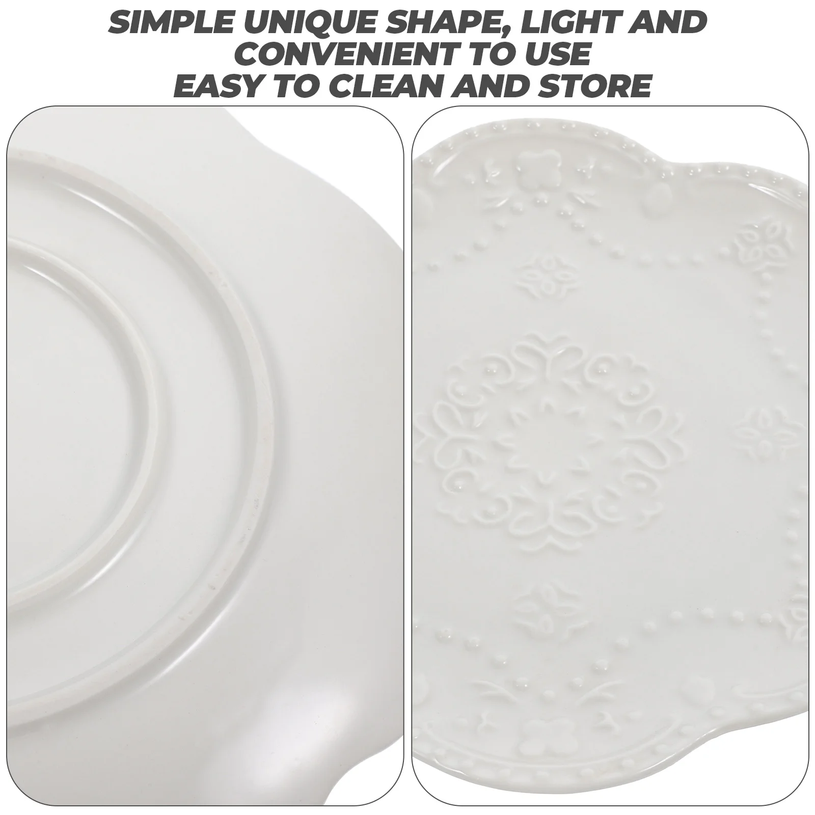 Reusable Household Multi-function Decorative Dinner Accessory Plate for Restaurant Home Kitchen
Reusable Household Multi-function Decorative Dinner Accessory Plate for Restaurant Home Kitchen