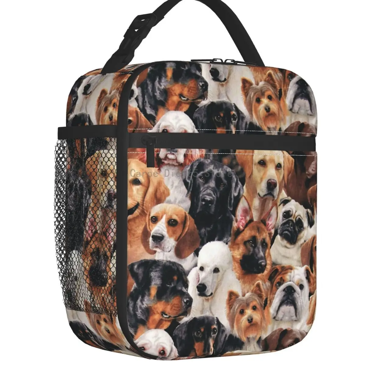 Custom Kawaii Dog Collage Lunch Bag Women Cooler Thermal Insulated Lunch Boxes for Kids School Children
Custom Kawaii Dog Collage Lunch Bag Women Cooler Thermal Insulated Lunch Boxes for Kids School Children