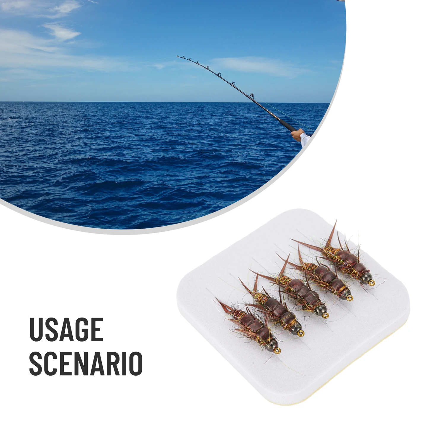 Fly Fishing Hook Garden Indoor 5 Pcs Accessory Lure Realistic Replacement Steel + Feather Stonefly Bass Durable
Fly Fishing Hook Garden Indoor 5 Pcs Accessory Lure Realistic Replacement Steel + Feather Stonefly Bass Durable