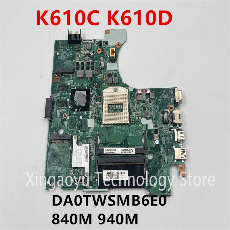 Оригинальная материнская плата для ноутбука Ares K610C K610D DA0TWSMB6E0 DDR3L RAM 740M 840M 940M 100% Test Ok Бесплатная доставка
Оригинальная материнская плата для ноутбука Ares K610C K610D DA0TWSMB6E0 DDR3L RAM 740M 840M 940M 100% Test Ok Бесплатная доставка