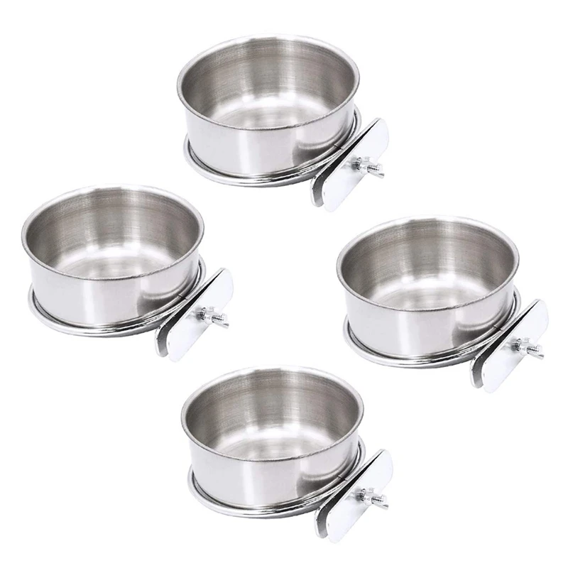 4 Pack Bird Cage Food Water Dispenser Parrot Food Dish Bird Feeder Cup For Cage, Bird Food Holder Container
4 Pack Bird Cage Food Water Dispenser Parrot Food Dish Bird Feeder Cup For Cage, Bird Food Holder Container