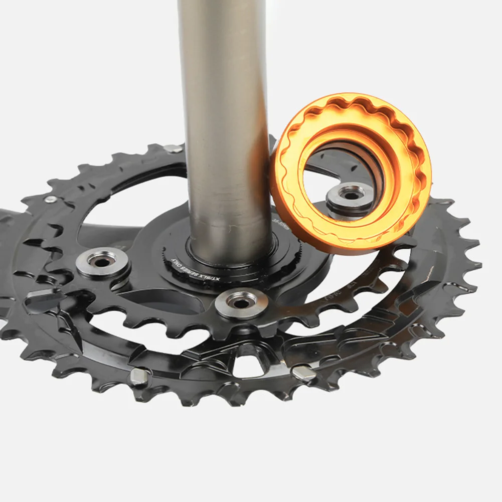 Bottom Bracket Bike Crankset Sleeve 50x26mm Aluminum Alloy Blue/Gold Chainring Ring Wrench For M7100 M8100 M9100
Bottom Bracket Bike Crankset Sleeve 50x26mm Aluminum Alloy Blue/Gold Chainring Ring Wrench For M7100 M8100 M9100