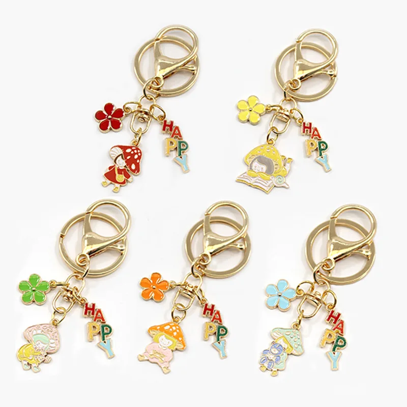 2023 Spring Cartoon Mushroom Girl Drip Oil Key Chain, Fresh Sweet Sen Feminine Happy Small Flower Bag Pendant
2023 Spring Cartoon Mushroom Girl Drip Oil Key Chain, Fresh Sweet Sen Feminine Happy Small Flower Bag Pendant