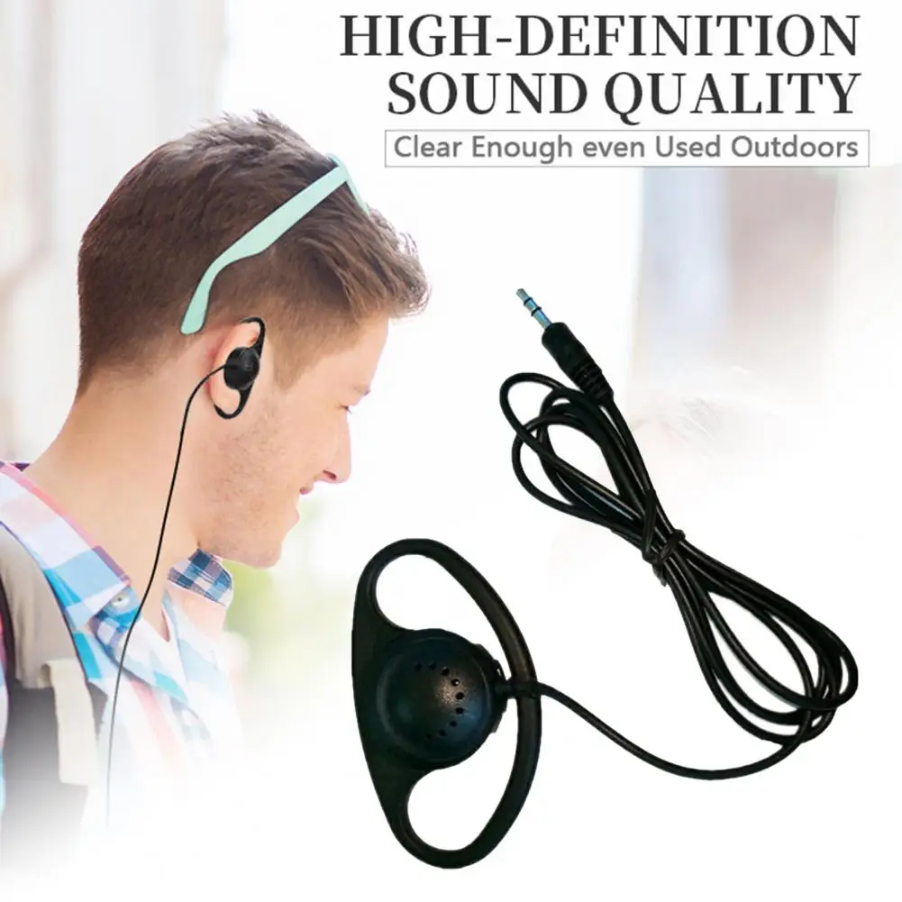 Wired Earphone Universal Earhook Professional Comfortable Anti-fall HiFi Sound Effect 1.2m 3.5mm Conference Earphone Stereo Earp
Wired Earphone Universal Earhook Professional Comfortable Anti-fall HiFi Sound Effect 1.2m 3.5mm Conference Earphone Stereo Earp