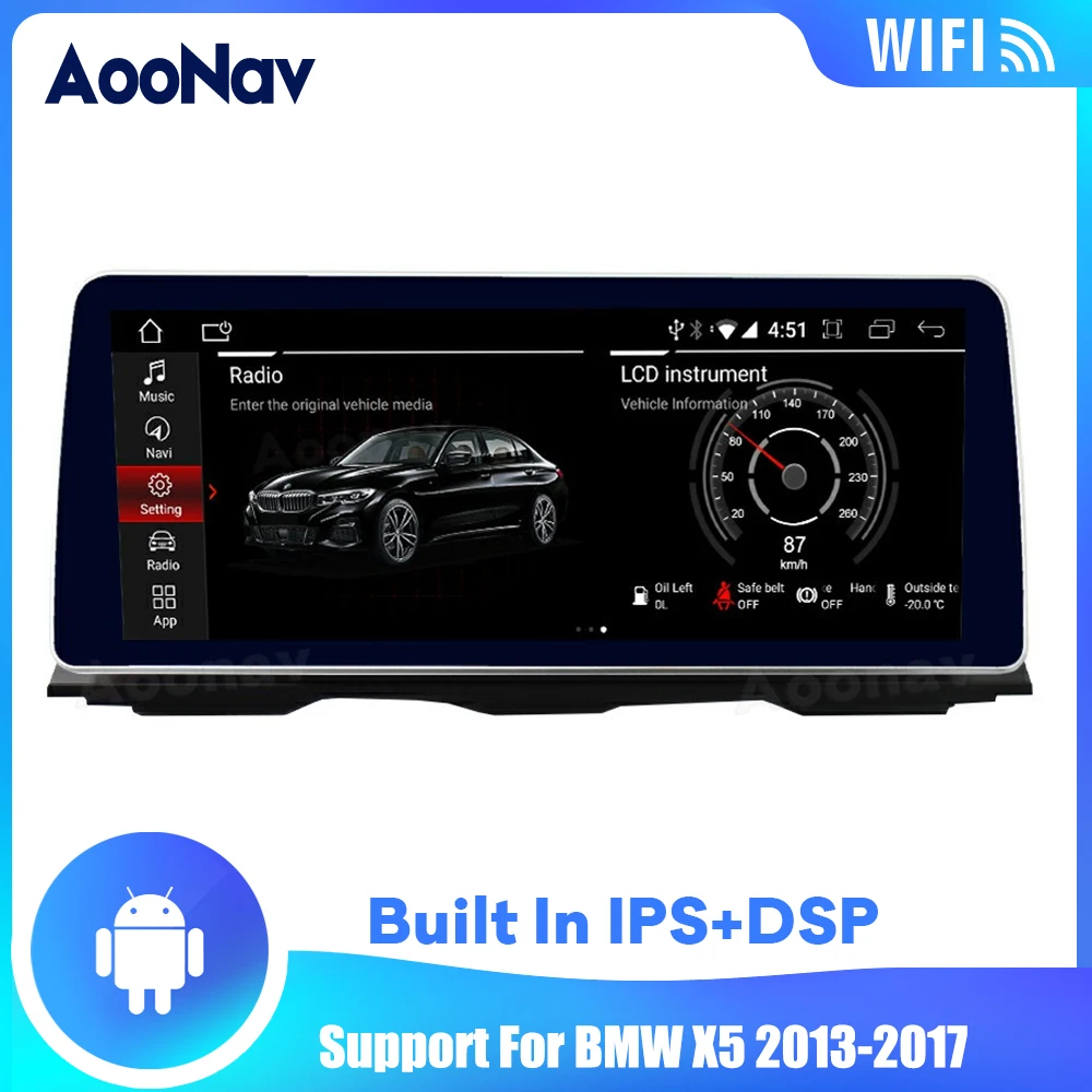 2 Din Car Radio GPS Navigation Radio Multimedia Player For BMW X5 NBT System 2013-2017 Vertical Screen Car Autoradio Player
2 Din Car Radio GPS Navigation Radio Multimedia Player For BMW X5 NBT System 2013-2017 Vertical Screen Car Autoradio Player