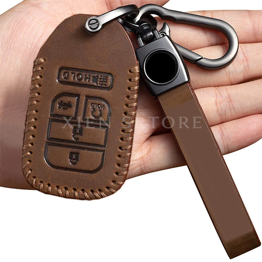 Retro Leather Car Remote Smart Key Cover Fob Holder Keychain Bag For Honda Accord Civic Pilot CR-V 2017 2018 2019 Accessories
Retro Leather Car Remote Smart Key Cover Fob Holder Keychain Bag For Honda Accord Civic Pilot CR-V 2017 2018 2019 Accessories