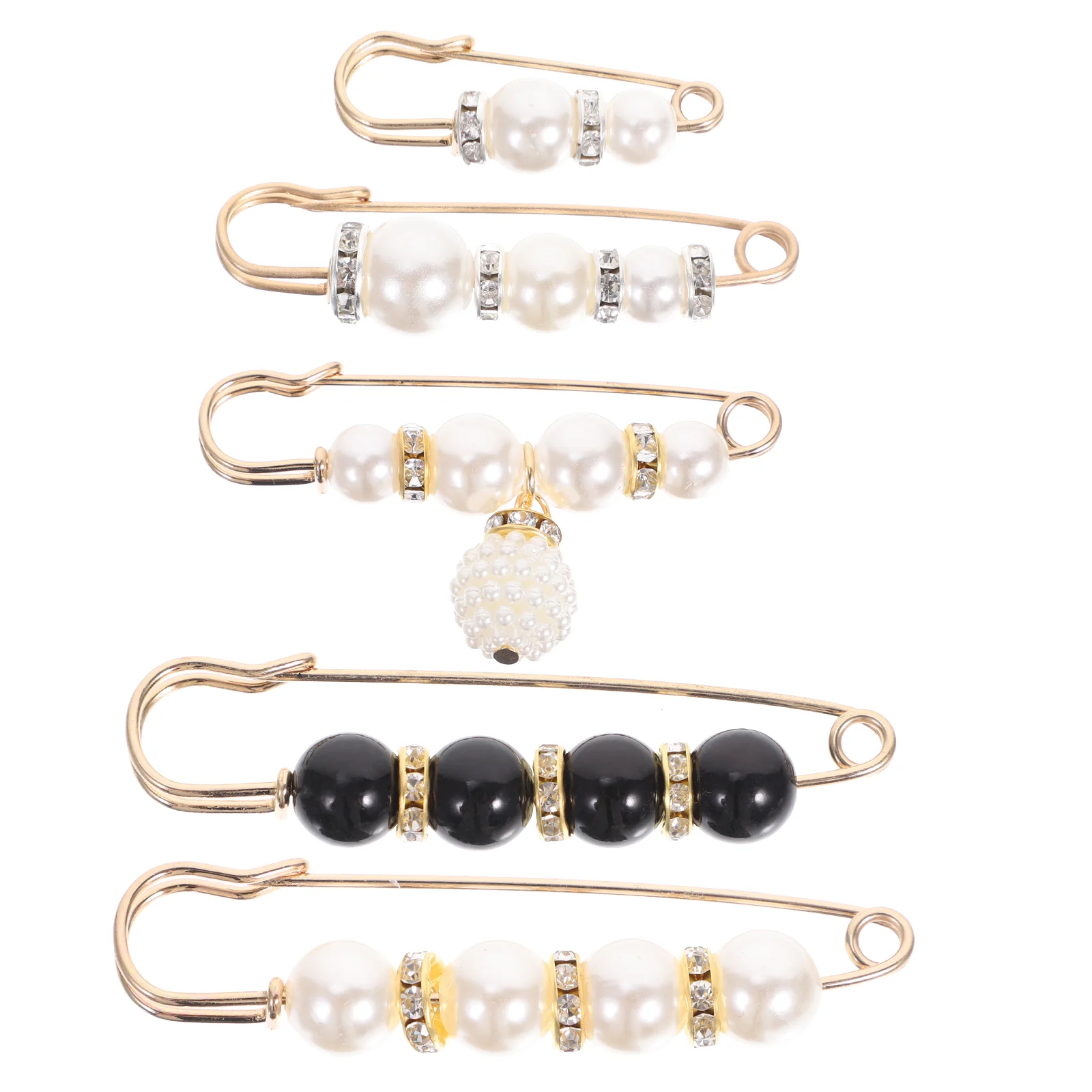 5 Pcs Faux Pearl Safety Pin Lapel Pin Nappy Cloak Pin Scarf Pin Safety Pin Sweater Shawl Pearl Brooch
5 Pcs Faux Pearl Safety Pin Lapel Pin Nappy Cloak Pin Scarf Pin Safety Pin Sweater Shawl Pearl Brooch