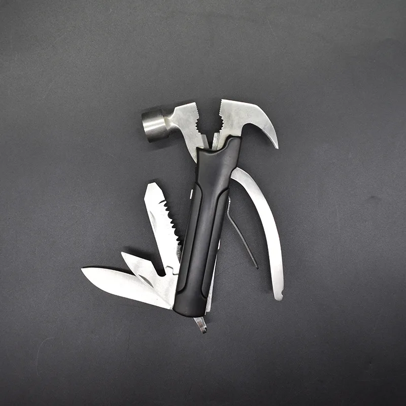 Multifunctional Hammer Small Stainless Steel Nail Hammer Black Handle Car Life Hammer
Multifunctional Hammer Small Stainless Steel Nail Hammer Black Handle Car Life Hammer