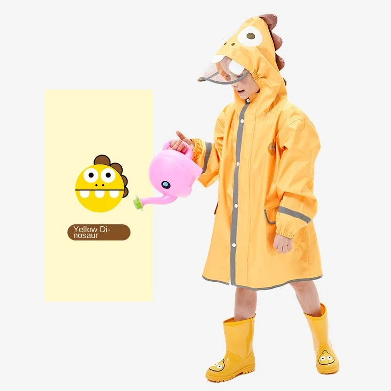 2020 Cartoon Dinosaur Kids Rain Coat Children Windproof Poncho Boys Girls Rainwear Student Green Outdoor Waterproof Raincoats
2020 Cartoon Dinosaur Kids Rain Coat Children Windproof Poncho Boys Girls Rainwear Student Green Outdoor Waterproof Raincoats