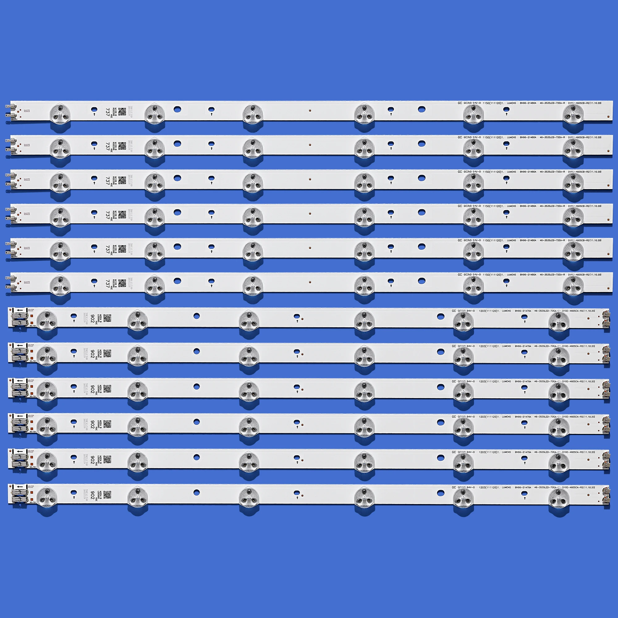 914mmL+R 3v LED strip 12 Lamp For Samsung 46"TV UA46EH6030RXXZ UN46EH6070FXZA UN46FH6030FXZA TS01 UA46EH6030RXSW D1GE-460SCA-R3
914mmL+R 3v LED strip 12 Lamp For Samsung 46"TV UA46EH6030RXXZ UN46EH6070FXZA UN46FH6030FXZA TS01 UA46EH6030RXSW D1GE-460SCA-R3