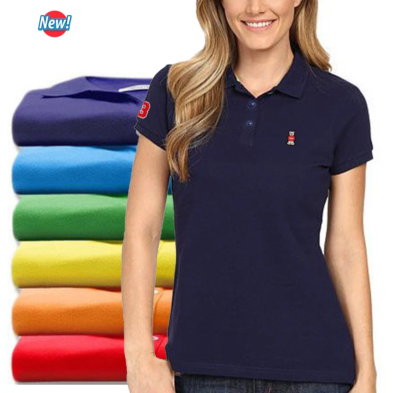 Fashion Polos Summer New Women Polo Shirt Casual Sportswear Tees Ladies T-Shirt Cotton Clothing Short Sleeve Femme Lapel Tops
Fashion Polos Summer New Women Polo Shirt Casual Sportswear Tees Ladies T-Shirt Cotton Clothing Short Sleeve Femme Lapel Tops
