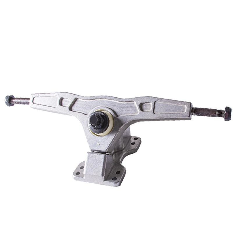 7Inch Gravity Skateboard Truck With 76Mm Rubber Offroadskateboard Wheels 608 Bearing Complete Kit,Silver
7Inch Gravity Skateboard Truck With 76Mm Rubber Offroadskateboard Wheels 608 Bearing Complete Kit,Silver