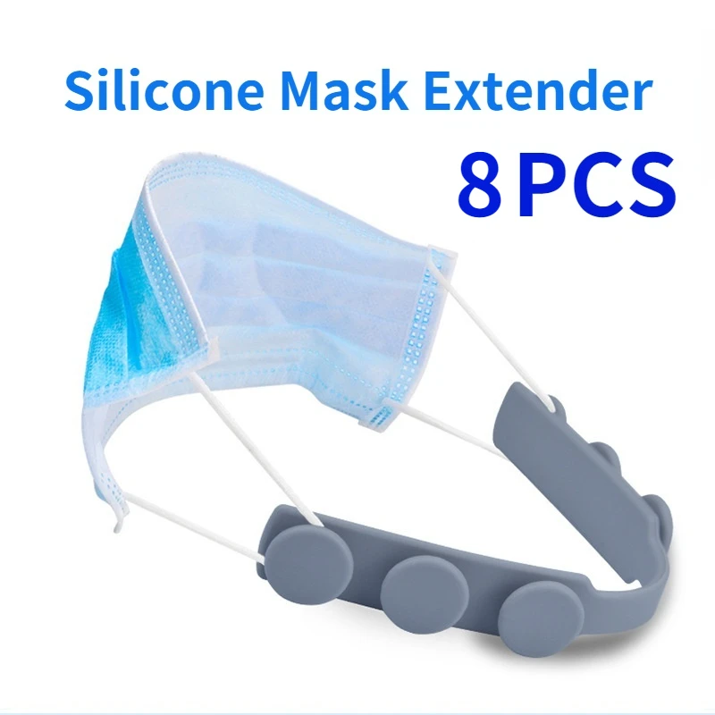 Adjustable Anti-Slip Mask Ear Grips Extension Hook,Masks Buckle Strap Extender Soft Silicone Comfortable,for Adult Kids Reusable 
Adjustable Anti-Slip Mask Ear Grips Extension Hook,Masks Buckle Strap Extender Soft Silicone Comfortable,for Adult Kids Reusable