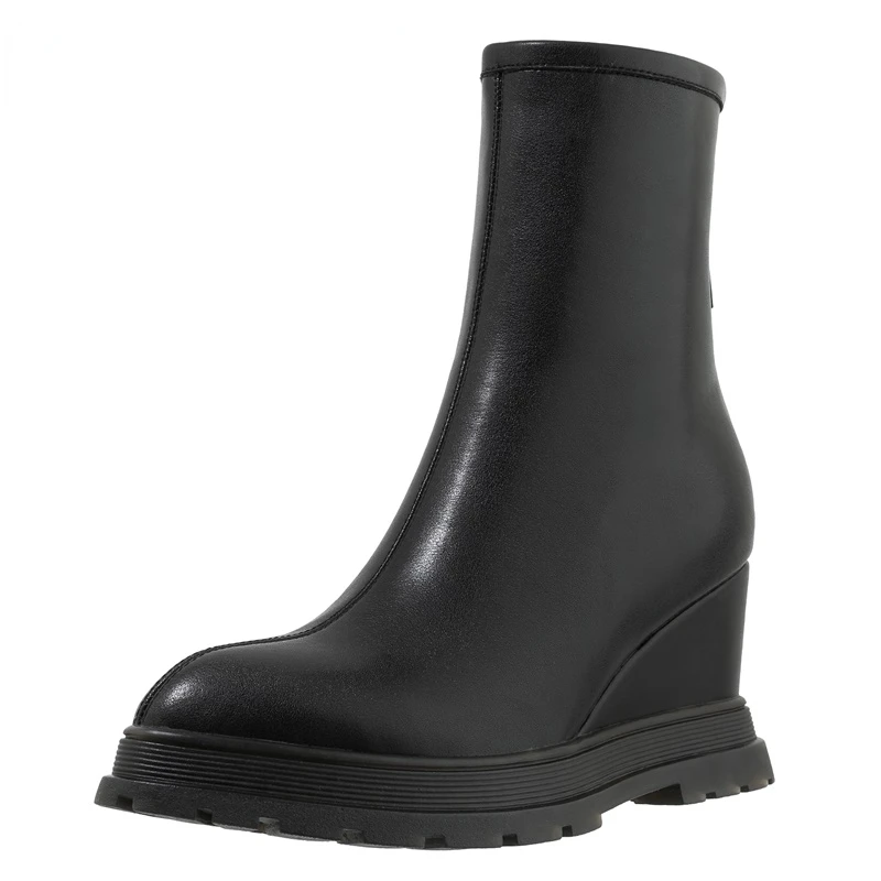 Женские зимние ботильоны на толстом каблуке, из натуральной кожи, с острым носком
Женские зимние ботильоны на толстом каблуке, из натуральной кожи, с острым носком