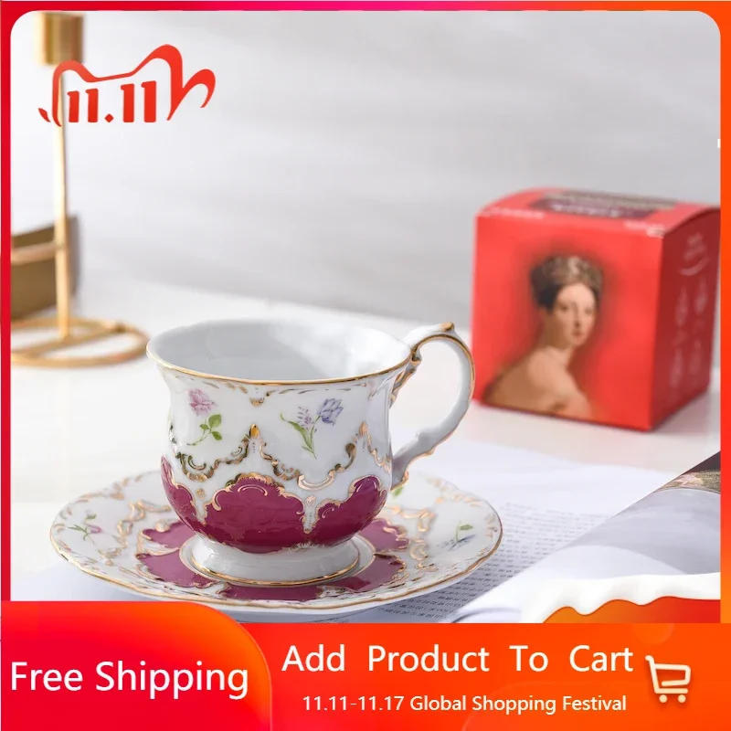 European Style White Luxury Coffee Cup Art Pretty Royal Tea Coffee Cup Latte Breakfast Set Ceramic Porcelana Tea Cup Set AA50BD
European Style White Luxury Coffee Cup Art Pretty Royal Tea Coffee Cup Latte Breakfast Set Ceramic Porcelana Tea Cup Set AA50BD