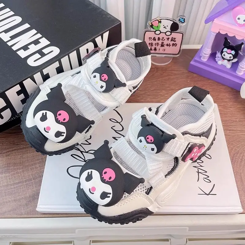 Sanrio Kawaii Kuromi Children Sports Sandals Girl Heart Cute Cartoon Fashion Soft Bottom Bag Head Bag Feet Birthday Gifts Toys
Sanrio Kawaii Kuromi Children Sports Sandals Girl Heart Cute Cartoon Fashion Soft Bottom Bag Head Bag Feet Birthday Gifts Toys