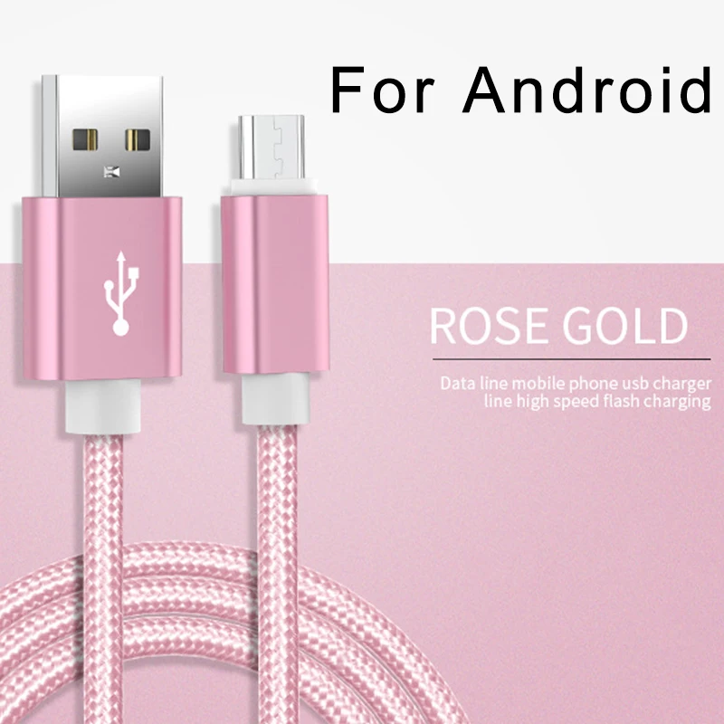 Micro USB Cable Fast Charging Cable Nylon-Braide USB Charger Transfer Sync Cord for Android Phone cable Micro usb charger
Micro USB Cable Fast Charging Cable Nylon-Braide USB Charger Transfer Sync Cord for Android Phone cable Micro usb charger