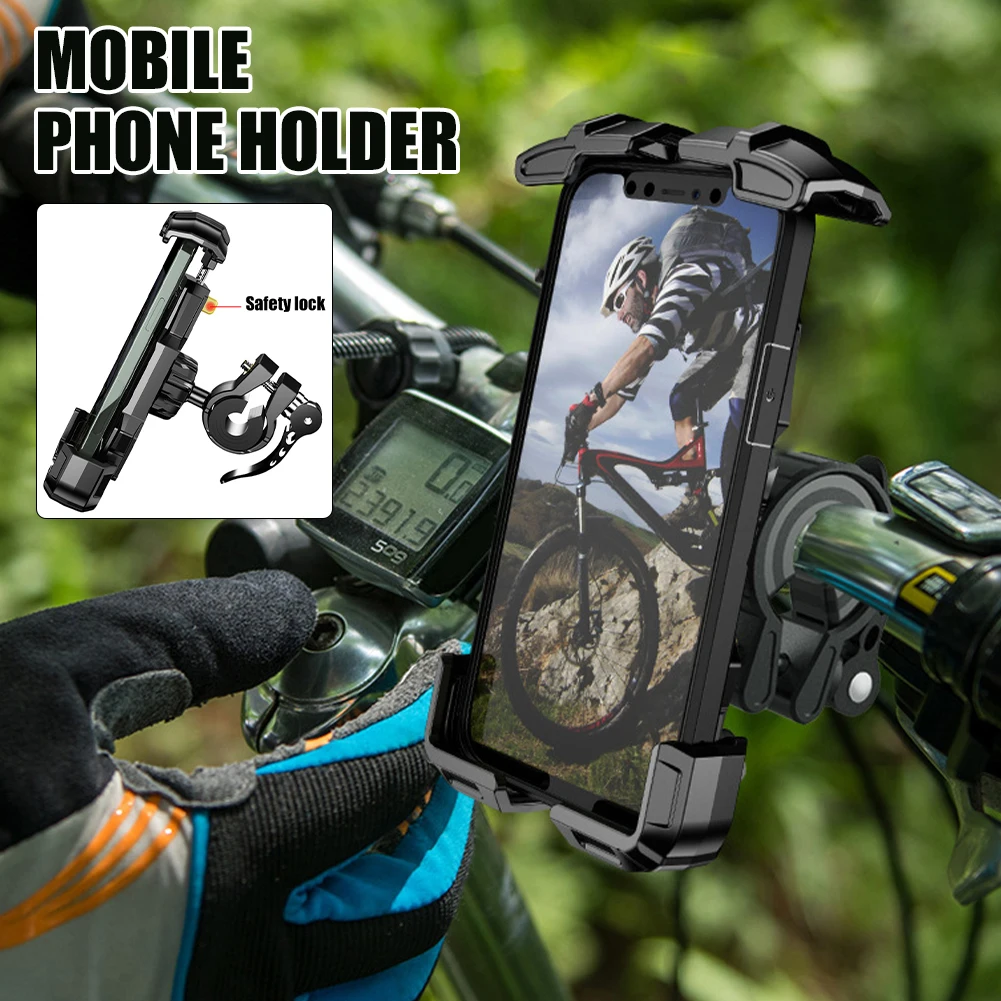Bicycle Motorcycle Phone Holder Adjustable Bike Handlebar for iPhone 13 Pro Max Galaxy S9 Mobile Stand Support Scooter Cover
Bicycle Motorcycle Phone Holder Adjustable Bike Handlebar for iPhone 13 Pro Max Galaxy S9 Mobile Stand Support Scooter Cover