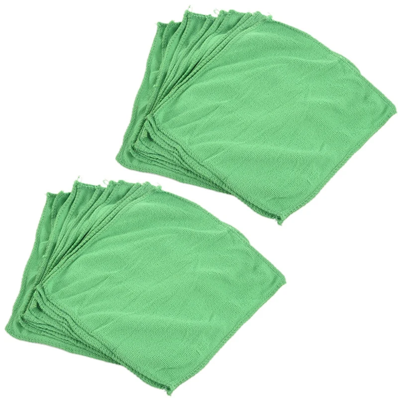 20Pcs Practical Soft New Car Wash Towel Cleaning Duster Auto Detailing Green Microfiber Green 
20Pcs Practical Soft New Car Wash Towel Cleaning Duster Auto Detailing Green Microfiber Green