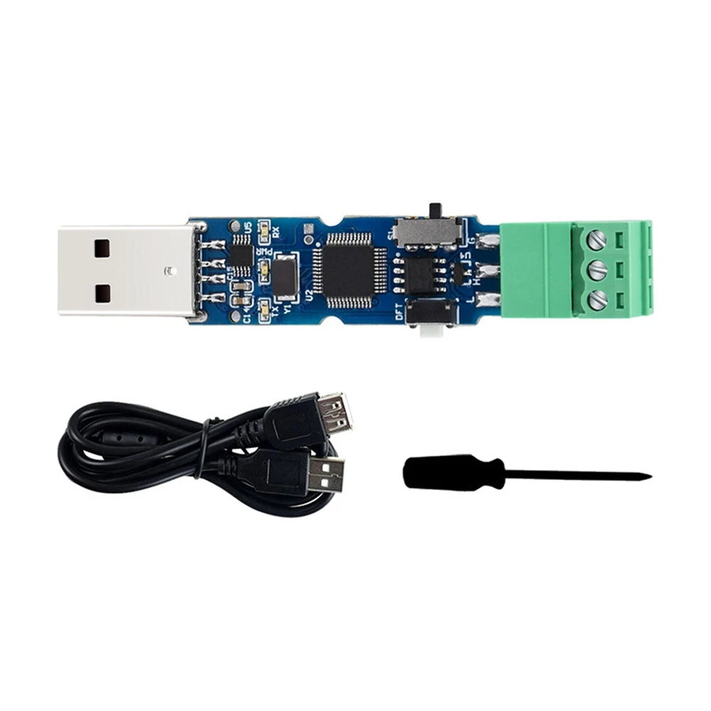 Waveshare USB to CAN Adapter Analyzer 5Kbps-1Mbps STM32 Chip Scheme Multiple Working Modes Multi System Compatible
Waveshare USB to CAN Adapter Analyzer 5Kbps-1Mbps STM32 Chip Scheme Multiple Working Modes Multi System Compatible