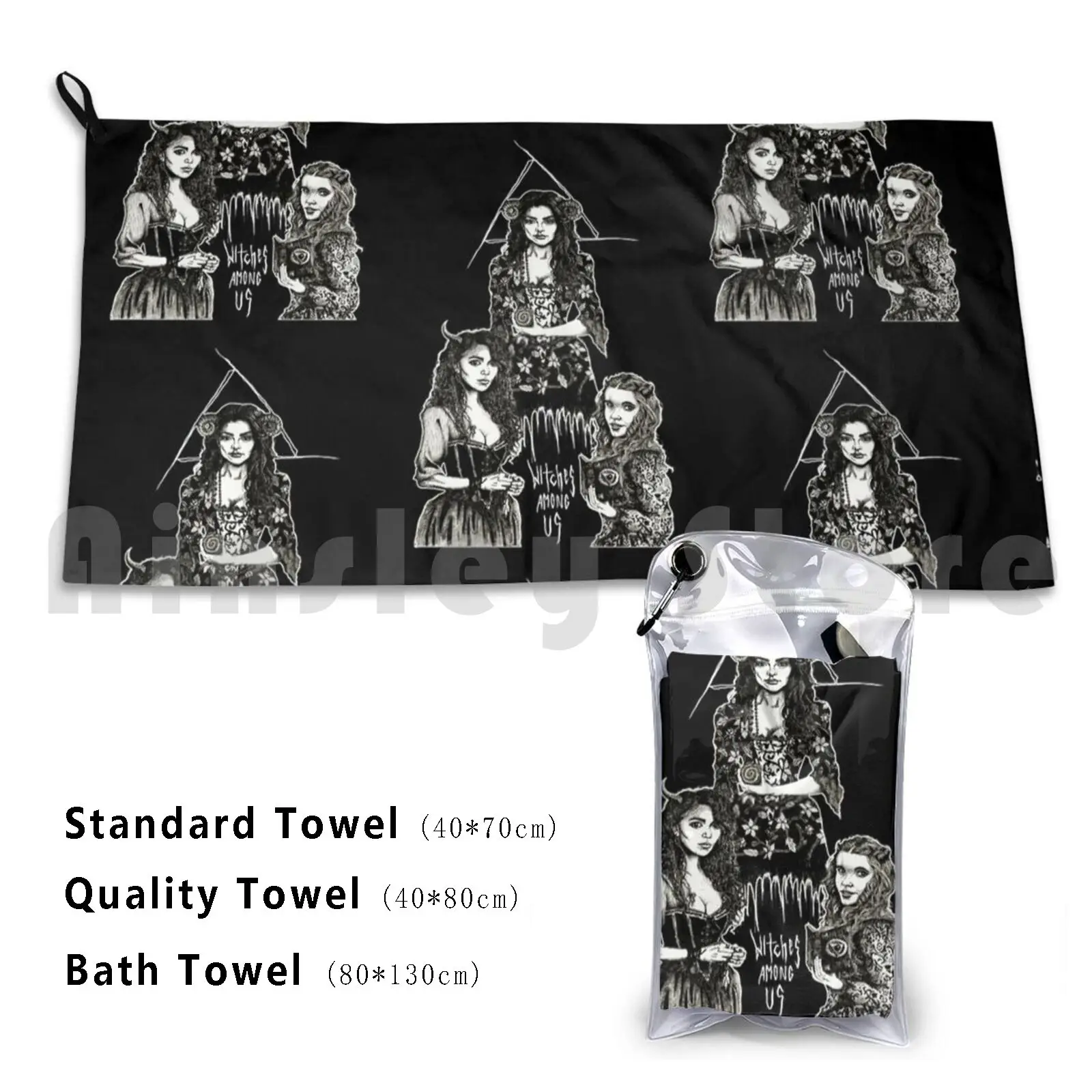 Witches ( Black ) Custom Towel Bath Towel Salem Witch Witches Occult Gothic Magick Book Of Shadows
Witches ( Black ) Custom Towel Bath Towel Salem Witch Witches Occult Gothic Magick Book Of Shadows