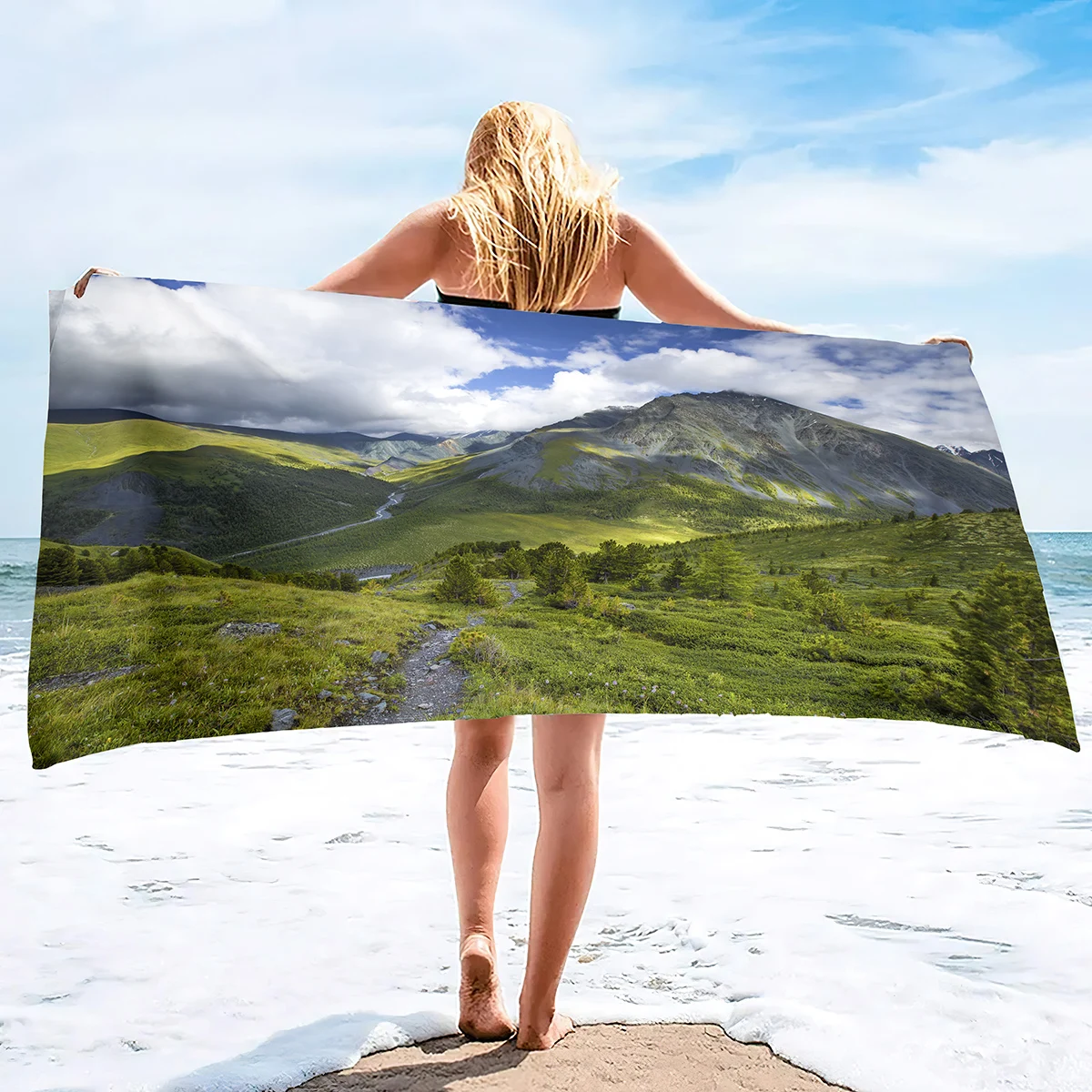 Altai Mountains Beach Towel,Bath Towels Quick Dry Sand Proof Lightweight Compact Beach Accessories Highly Absorbent Swim Towels
Altai Mountains Beach Towel,Bath Towels Quick Dry Sand Proof Lightweight Compact Beach Accessories Highly Absorbent Swim Towels