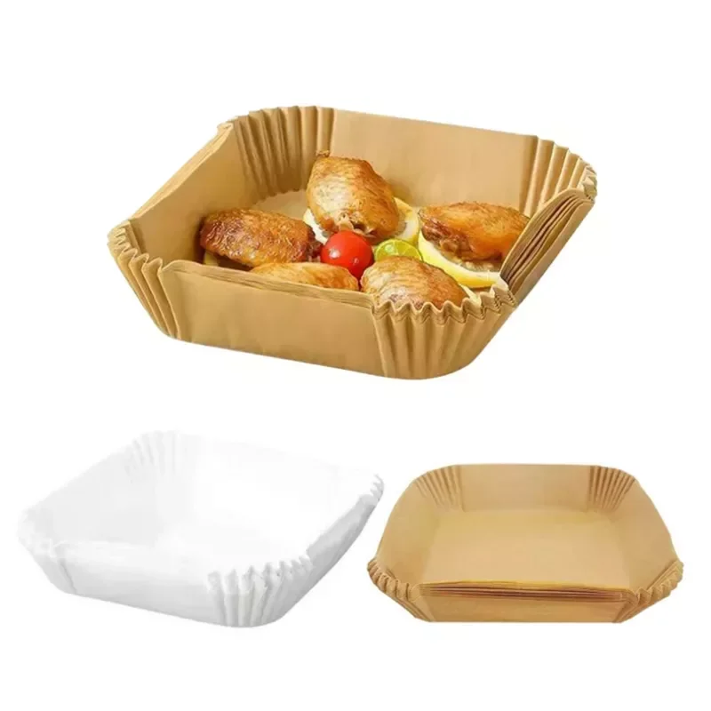Fryer Paper Liners,100PCS Square Baking Paper Disposable For Air Fryer,Oil&Water-Proof,For Baking Roasting Microwave
Fryer Paper Liners,100PCS Square Baking Paper Disposable For Air Fryer,Oil&Water-Proof,For Baking Roasting Microwave
