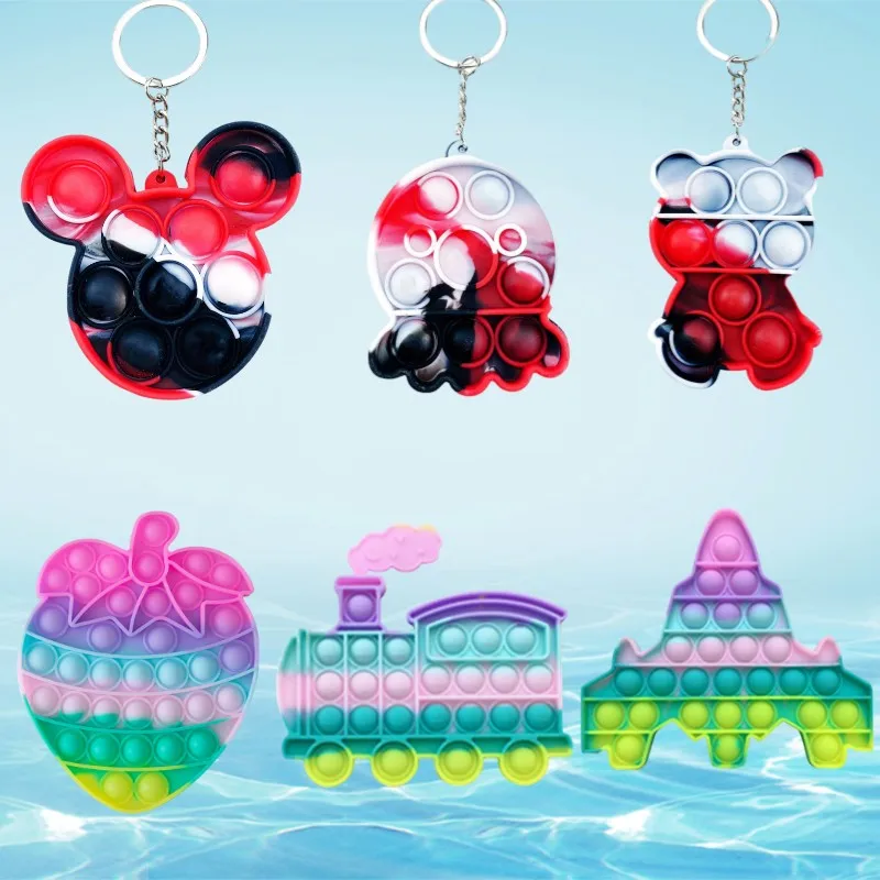 Rainbow Strawberry Train Fidget Sensory Squeeze Toys Anti-stress Mini Keychain Toy Kids Game Hand Simple Dimple Fidget Relax Toy
Rainbow Strawberry Train Fidget Sensory Squeeze Toys Anti-stress Mini Keychain Toy Kids Game Hand Simple Dimple Fidget Relax Toy