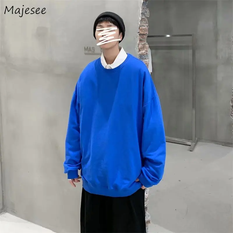 Men No Hat Hoodies Long Sleeve O-neck Baggy 11 Colors Korean Style Chic Ins All-match Colorful Male Sweatshirts Harajuku Simple
Men No Hat Hoodies Long Sleeve O-neck Baggy 11 Colors Korean Style Chic Ins All-match Colorful Male Sweatshirts Harajuku Simple