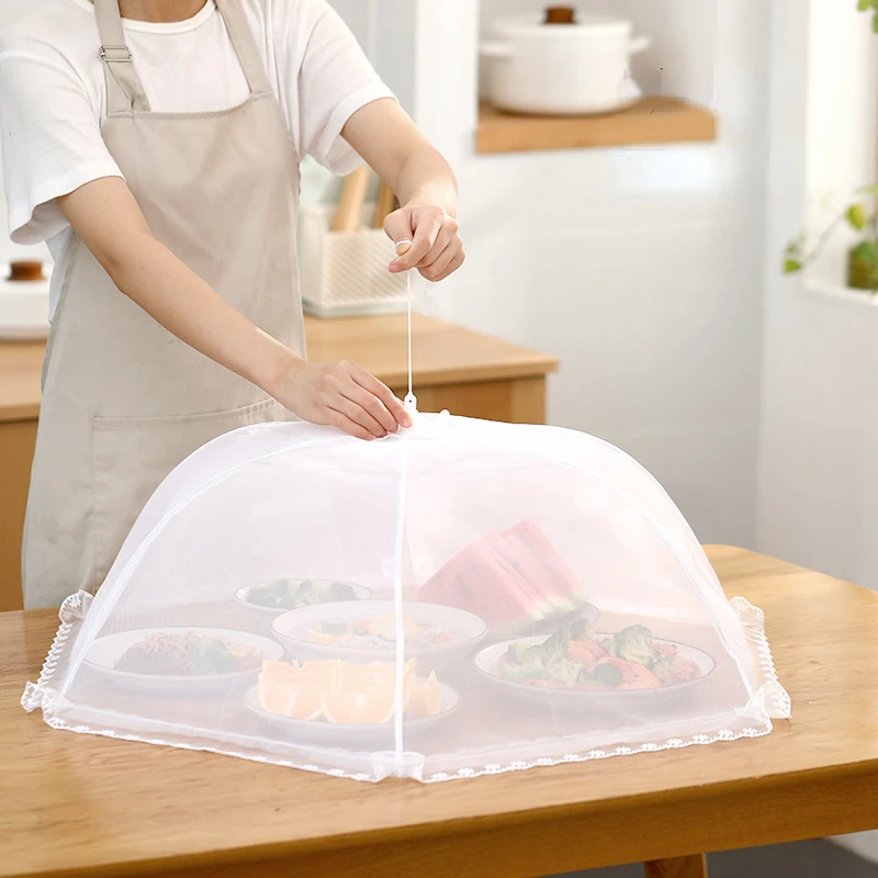 Home Kitchen Aid Foldable Washable Polyester Fine Mesh Insect Proof Desktop Mosquito Repellent Vegetable Cover Dust Covers
Home Kitchen Aid Foldable Washable Polyester Fine Mesh Insect Proof Desktop Mosquito Repellent Vegetable Cover Dust Covers