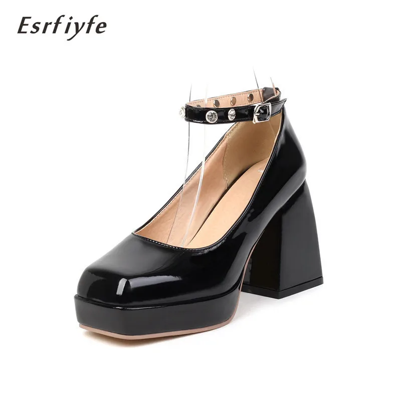 ESRFIYFE 2022 New Women Shoes Platform Square Head Women Pumps Restoring Ancient Ways Shoes High Heels Pumps Party Shoes Diamond
ESRFIYFE 2022 New Women Shoes Platform Square Head Women Pumps Restoring Ancient Ways Shoes High Heels Pumps Party Shoes Diamond
