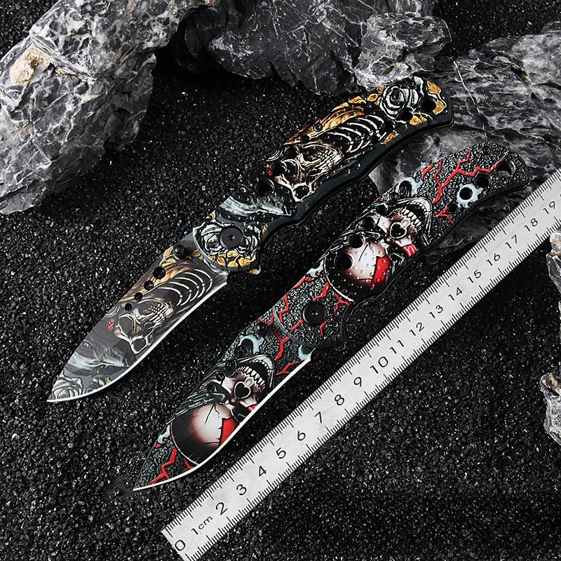 New Camping Folding Knife Portable Pocket Self-defense Knife Stainless Steel Multifunctional Outdoor Knife
New Camping Folding Knife Portable Pocket Self-defense Knife Stainless Steel Multifunctional Outdoor Knife