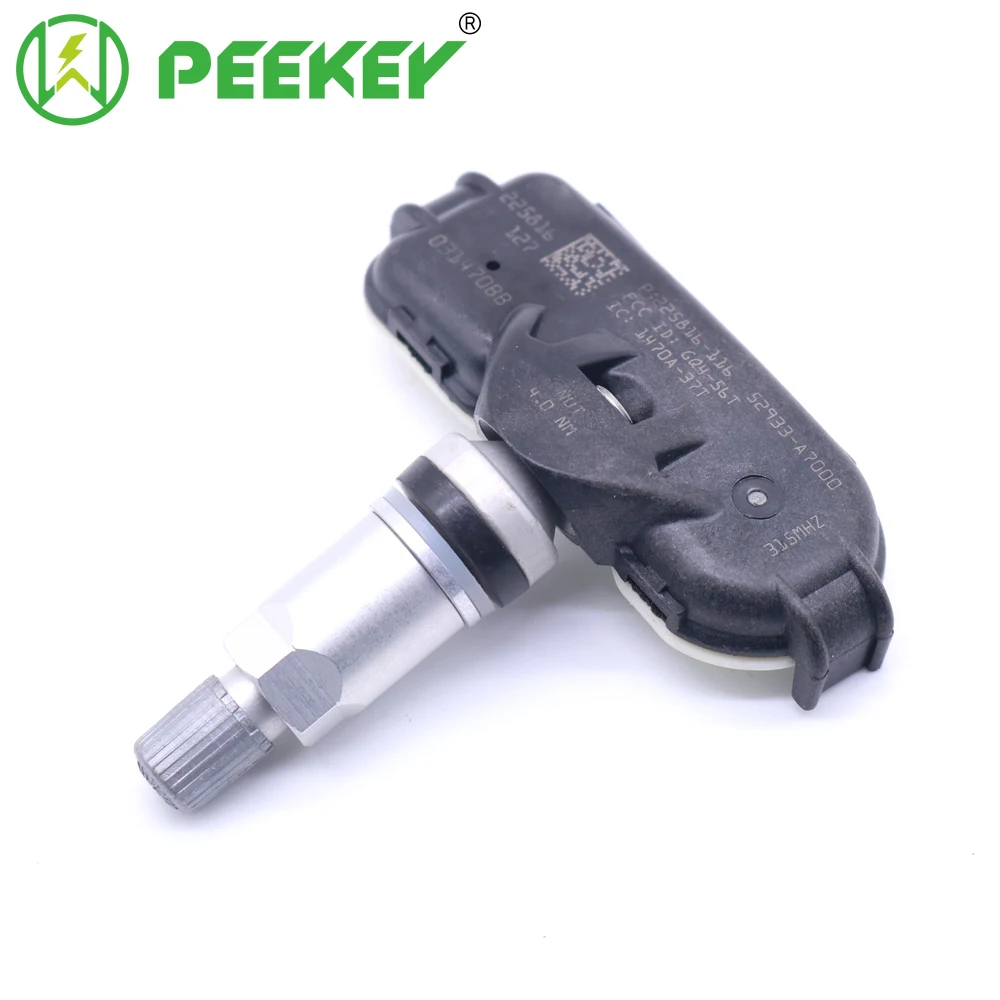 PEEKEY 52933-A7000 TPMS SENSOR FOR HYUNDAI ELANTRA 2019 for KIA FORTE 315MHz TPMS CAR Tire PRESSURE SENSOR
PEEKEY 52933-A7000 TPMS SENSOR FOR HYUNDAI ELANTRA 2019 for KIA FORTE 315MHz TPMS CAR Tire PRESSURE SENSOR