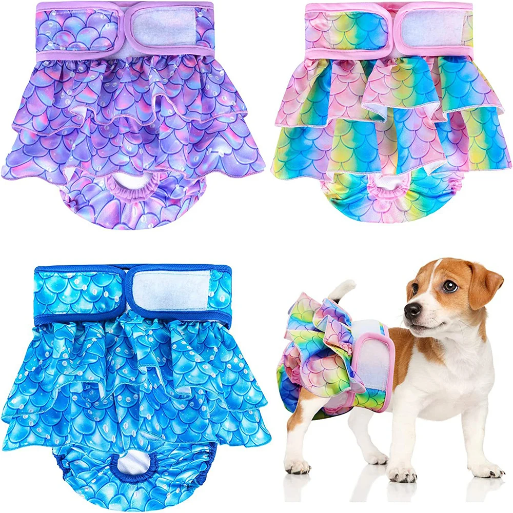 

Pet Physiological Pants For Feamle Dogs Dog Panties Diapers For Small Middle Dogs Chihuahua Teddy Breathable Shorts Underpants