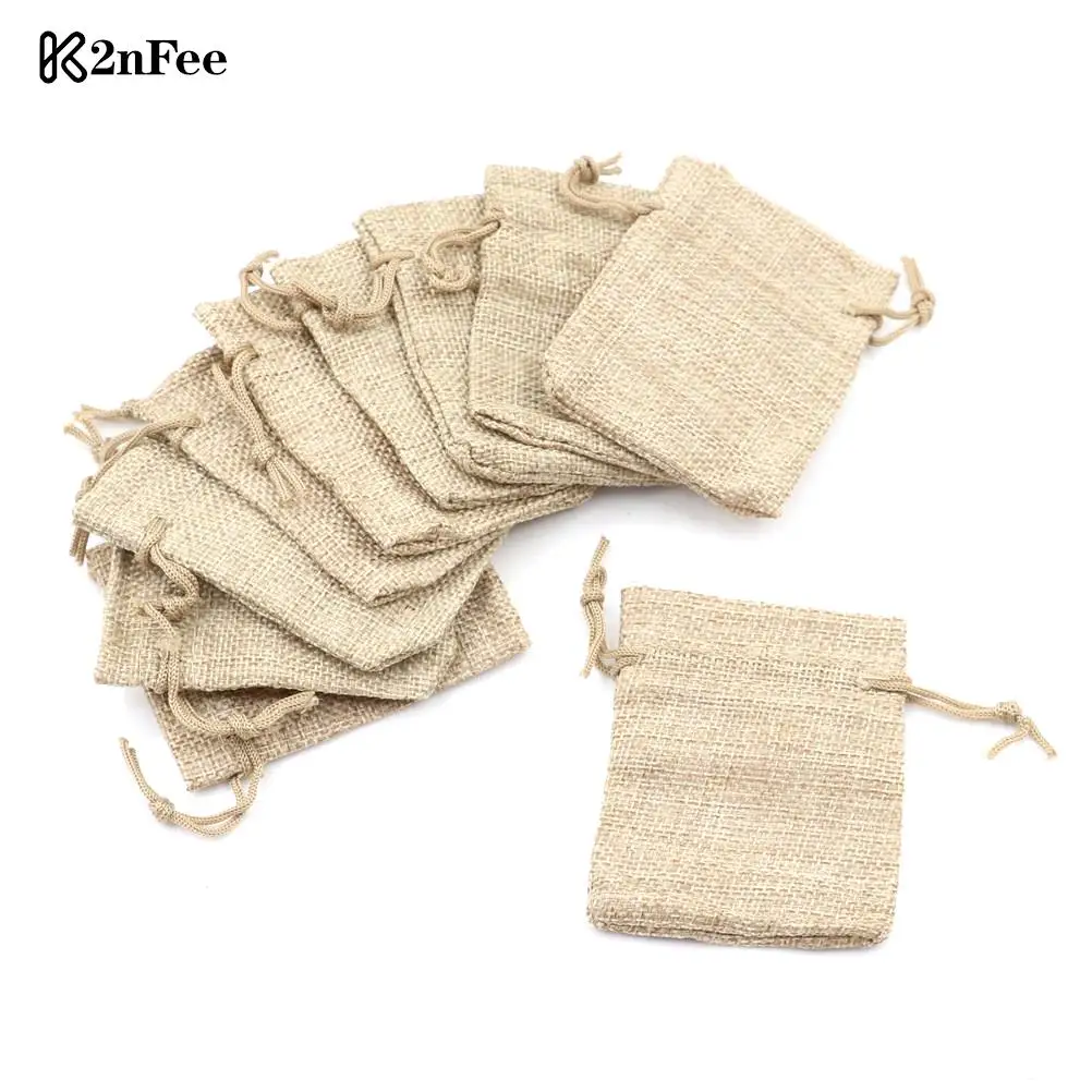 10pcs/lot 7x9cm Jewelry Fashion Small Burlap Jute Sack Linen Pouch Bag For Jewelry Packaging Drawstring Bag
10pcs/lot 7x9cm Jewelry Fashion Small Burlap Jute Sack Linen Pouch Bag For Jewelry Packaging Drawstring Bag