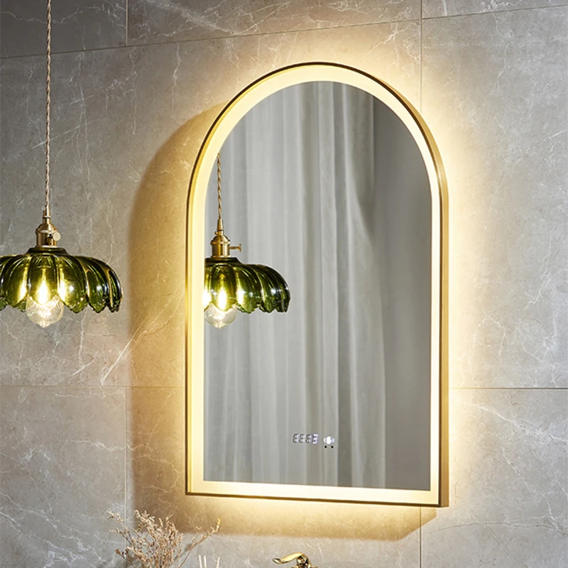 Magnifying Tempered Glass Mirror Dress Women Makeup Light Ornament Touch Switch Mirror Bathroom Jumpsuit Espelho Room Decoration
Magnifying Tempered Glass Mirror Dress Women Makeup Light Ornament Touch Switch Mirror Bathroom Jumpsuit Espelho Room Decoration