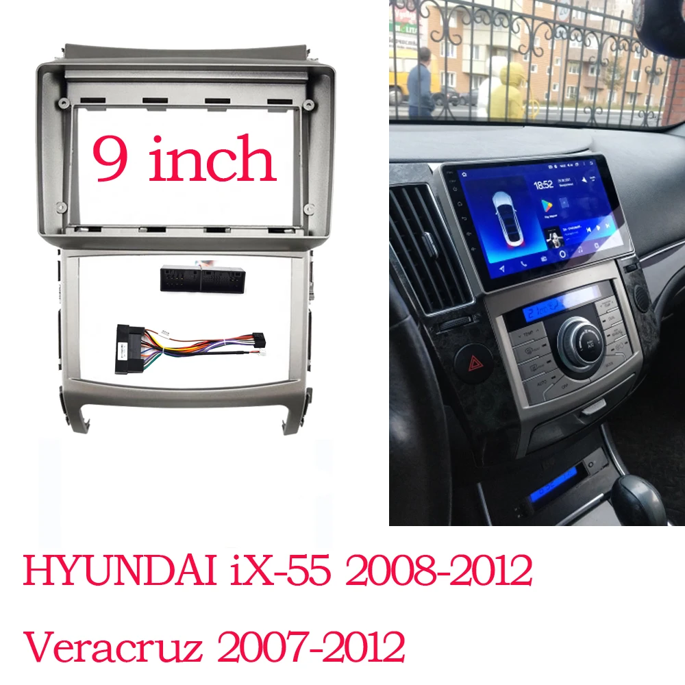 9 INCH Car Audio Frame GPS Navigation Fascia Panel Car dvd Plastic Frame Fascia is suitable for HYUNDAI Veracruz iX55 2007-2012
9 INCH Car Audio Frame GPS Navigation Fascia Panel Car dvd Plastic Frame Fascia is suitable for HYUNDAI Veracruz iX55 2007-2012
