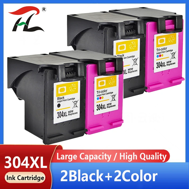 Compatible ink cartridge 304XL replacement for HP304 HP 304 XL Deskjet Envy 2620 2630 2632 5030 5020 5032 3720 3730 5010 printer
Compatible ink cartridge 304XL replacement for HP304 HP 304 XL Deskjet Envy 2620 2630 2632 5030 5020 5032 3720 3730 5010 printer