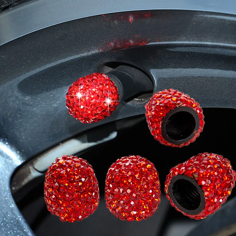 4PCS Crystal Car Wheel Tire Valve Caps Tyre Rim Stem Covers Airdust Waterproof for Automobiles Motorcycles Trucks Bikes
4PCS Crystal Car Wheel Tire Valve Caps Tyre Rim Stem Covers Airdust Waterproof for Automobiles Motorcycles Trucks Bikes