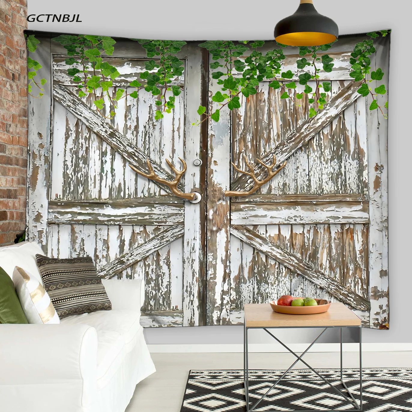 Rustic Tapestry, Old Wooden Barn Door of Farmhouse Country Village Board Fabric Wall Hanging Decor for Bedroom Living Room Dorm
Rustic Tapestry, Old Wooden Barn Door of Farmhouse Country Village Board Fabric Wall Hanging Decor for Bedroom Living Room Dorm